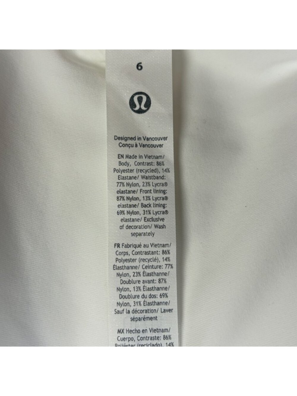 Lululemon Court Champ High Rise Pleated Tennis Skirt Size 6 Pickle Ball Golf - Picture 4 of 5